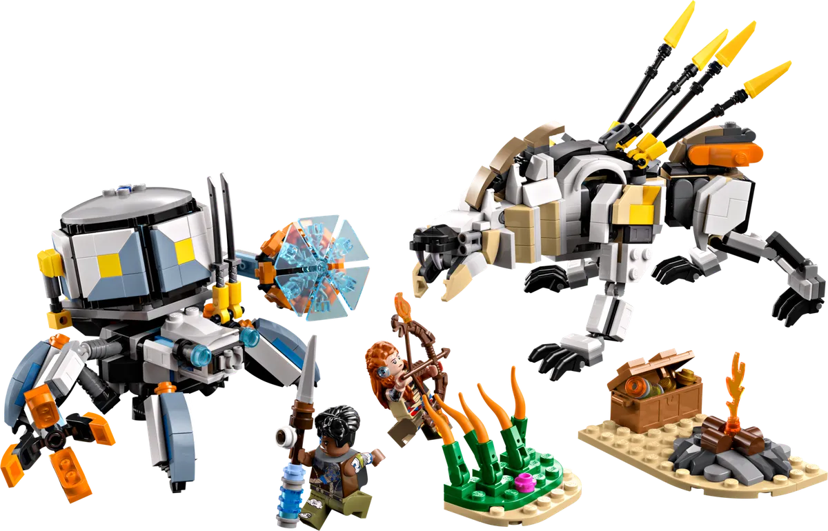 LEGO Aloy & Varl vs. Shell-Walker & Sawtooth (77037)