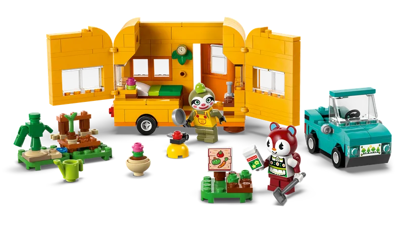LEGO 77054 Leif's Caravan & Garden Shop detail image