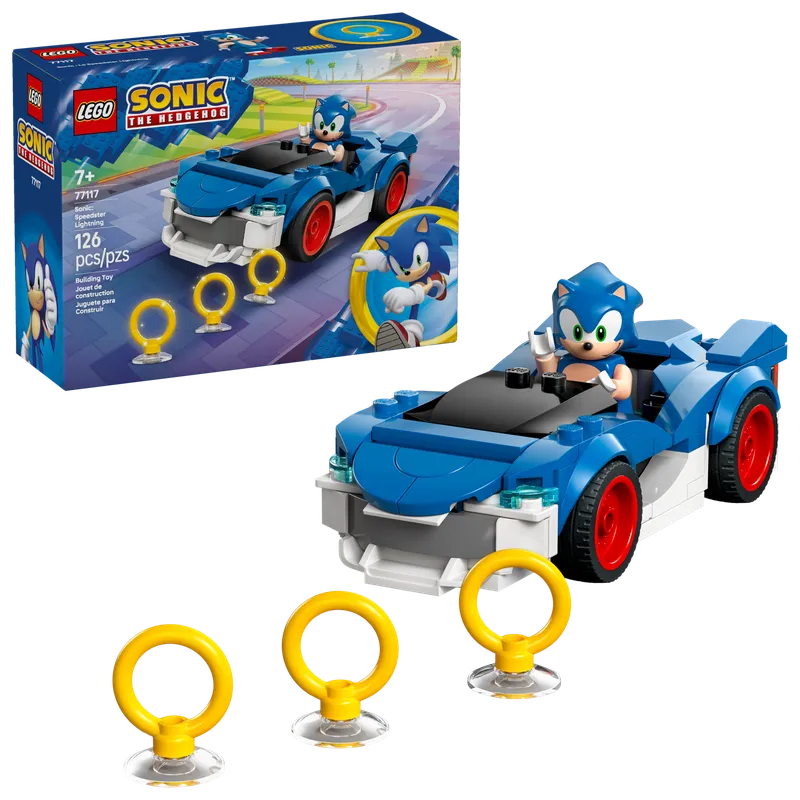 Sonic: Speedster Lightning fra LEGO – produktbillede 2 af 11