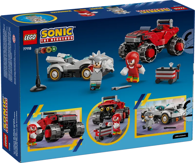 Silver's Car vs. Knuckles' Monster Truck by LEGO – product photo 12 of 12