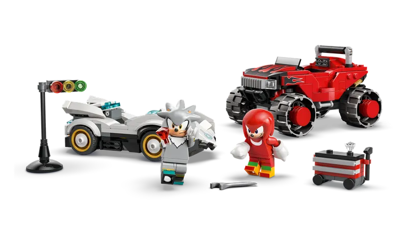 LEGO 77118 Silver's Car vs. Knuckles' Monster Truck detail image