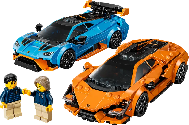LEGO 77238 Lamborghini Revuelto & Huracán STO, 607 stenen