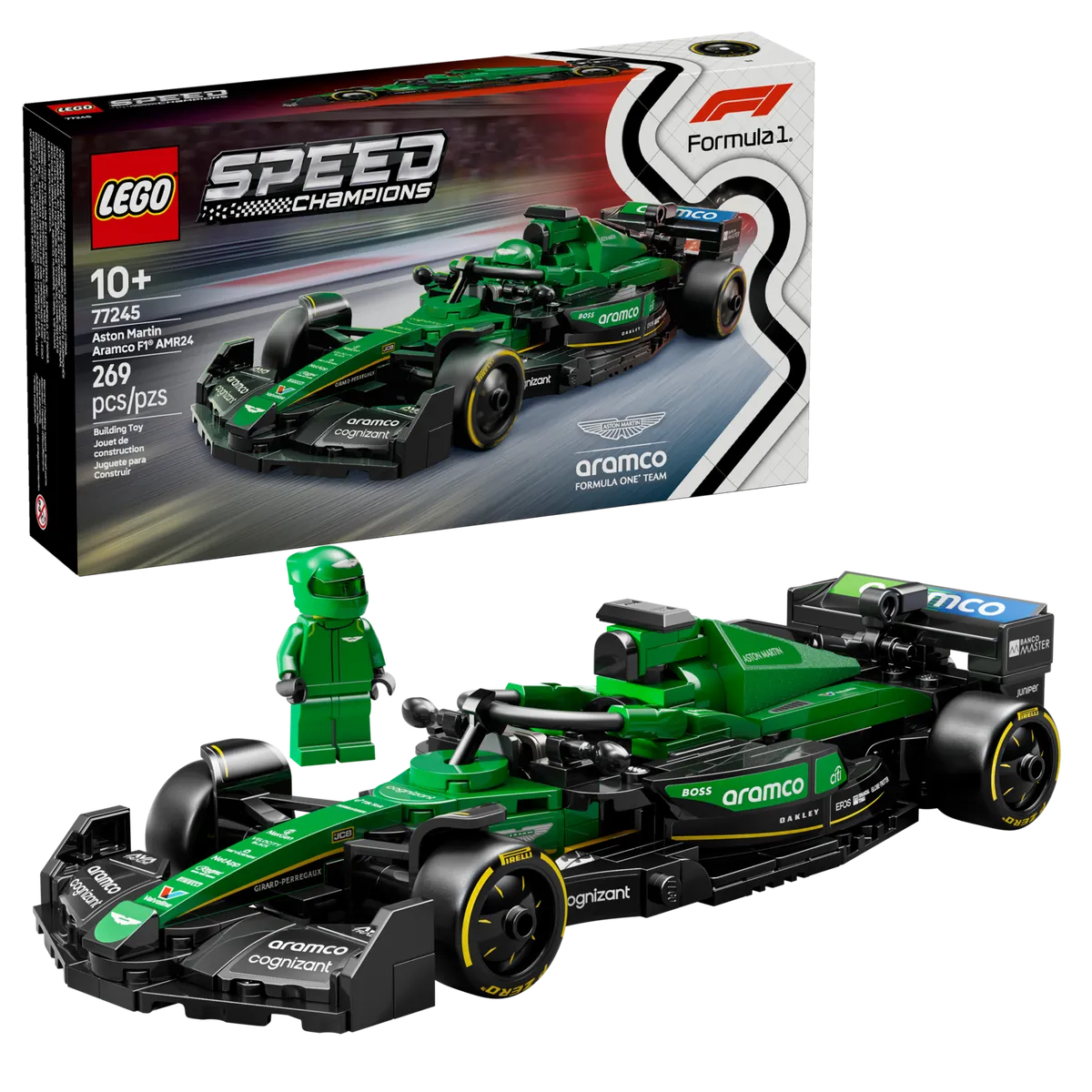 LEGO Aston Martin Aramco F1® AMR24 Race Car (77245) - Bild 4