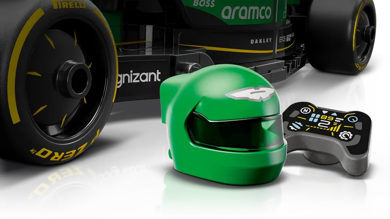 Aston Martin Aramco F1® AMR24 Race Car von LEGO – Produktfoto 5 von 9