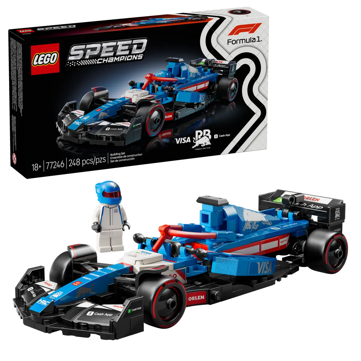 LEGO Visa Cash App RB VCARB 01 F1® Race Car (77246) - Bild 5