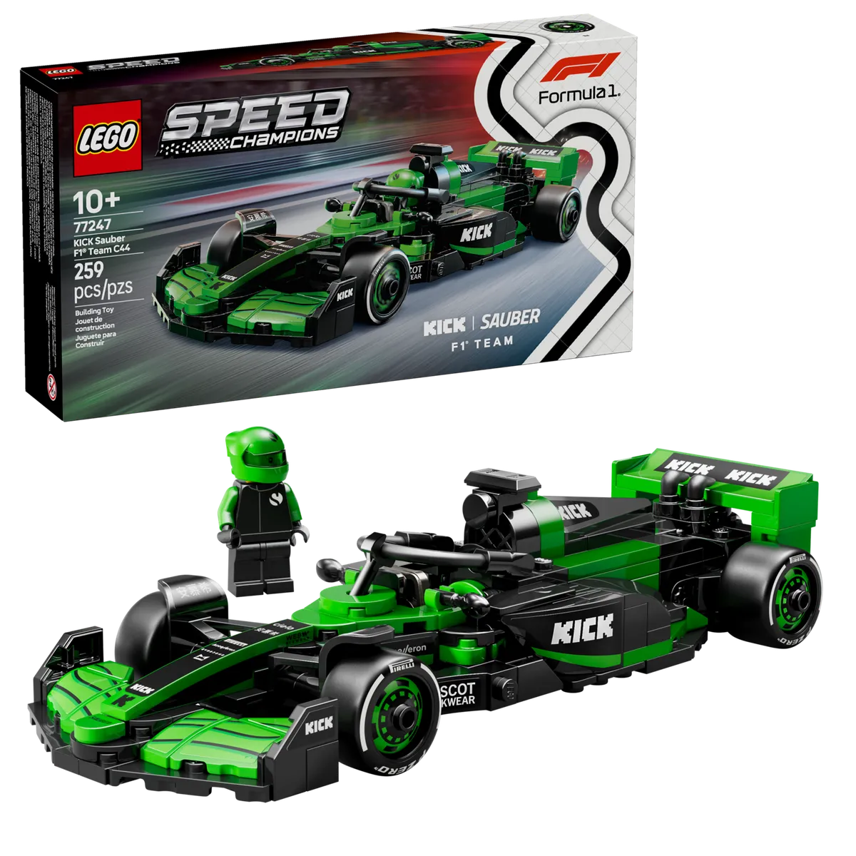 LEGO KICK Sauber F1® Team C44 Race Car (77247) - Bild 8