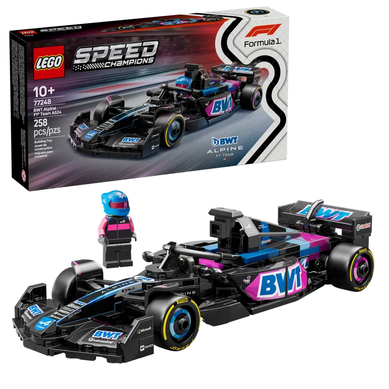BWT Alpine F1® Team A524 Race Car van LEGO – productfoto 2 van 10