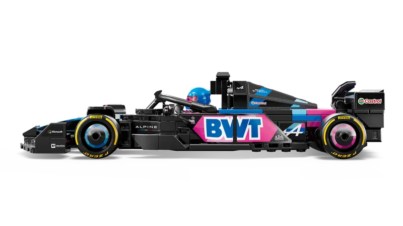 BWT Alpine F1® Team A524 Race Car van LEGO – productfoto 3 van 10