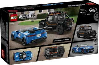 Jaguar Project 7 & Land Rover Defender van LEGO – productfoto 13 van 13