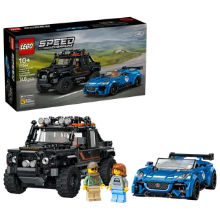Jaguar Project 7 & Land Rover Defender van LEGO – productfoto 2 van 13