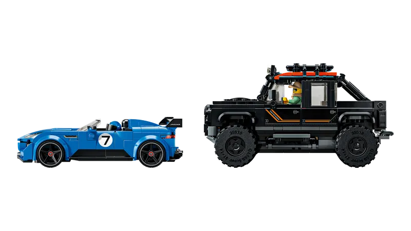 LEGO 77264 Jaguar Project 7 & Land Rover Defender detail image