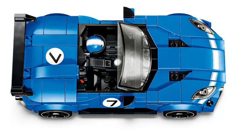 Jaguar Project 7 & Land Rover Defender van LEGO – productfoto 6 van 13