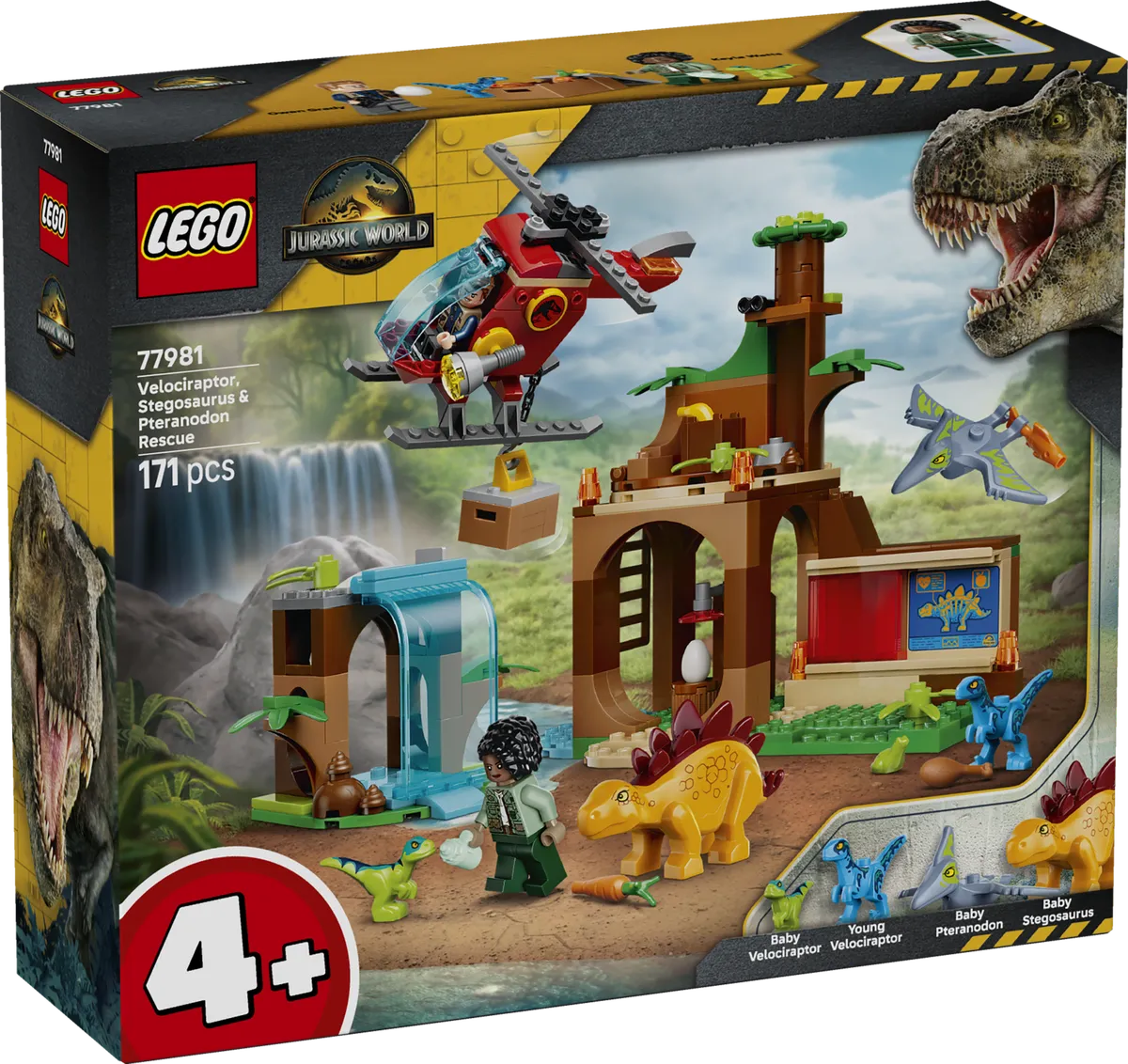LEGO Velociraptor, Stegosaurus & Pteranodon Rescue (77981) - Bild 1