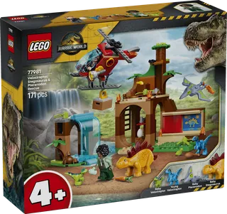 Velociraptor, Stegosaurus & Pteranodon Rescue van LEGO – productfoto 2 van 3