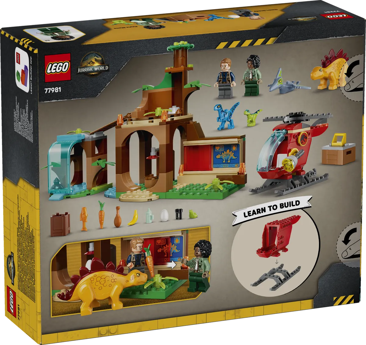 LEGO Velociraptor, Stegosaurus & Pteranodon Rescue (77981) - Bild 2