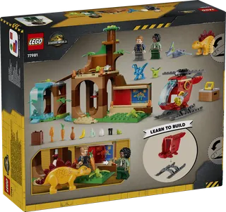 Velociraptor, Stegosaurus & Pteranodon Rescue van LEGO – productfoto 3 van 3