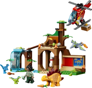 Velociraptor, Stegosaurus & Pteranodon Rescue van LEGO – productfoto 1 van 3