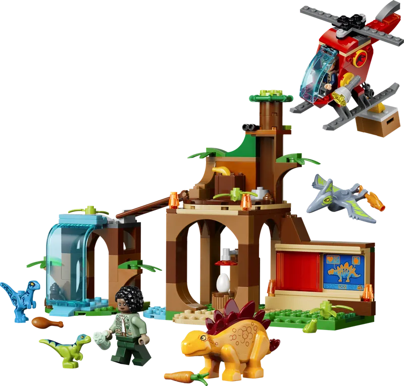 LEGO 77981 Velociraptor, Stegosaurus & Pteranodon Rescue, 171 stenen