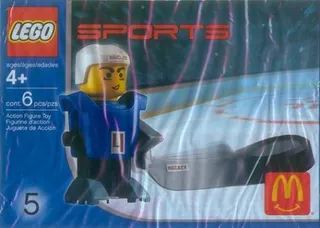 McDonald's Sports Set Number 5 - Blue Hockey Player #4 by LEGO – product photo