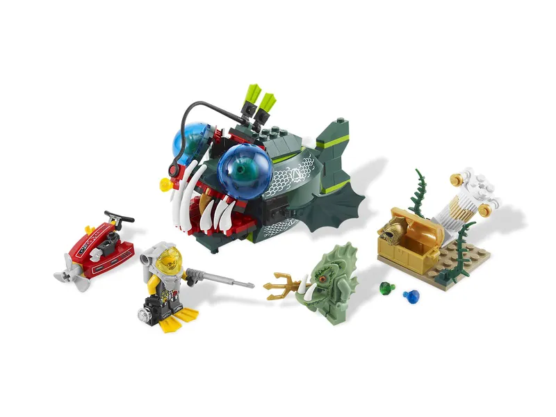 LEGO 7978 Angler Attack: Onderwater avontuur met de Zeeduivel