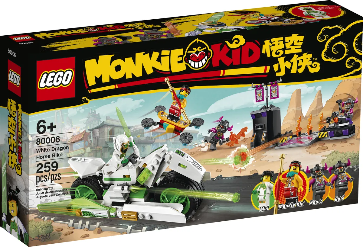 LEGO White Dragon Horse Bike (80006) - Bild 5