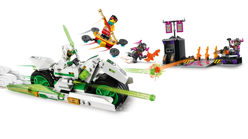 White Dragon Horse Bike de LEGO – photo du produit 4 sur 11