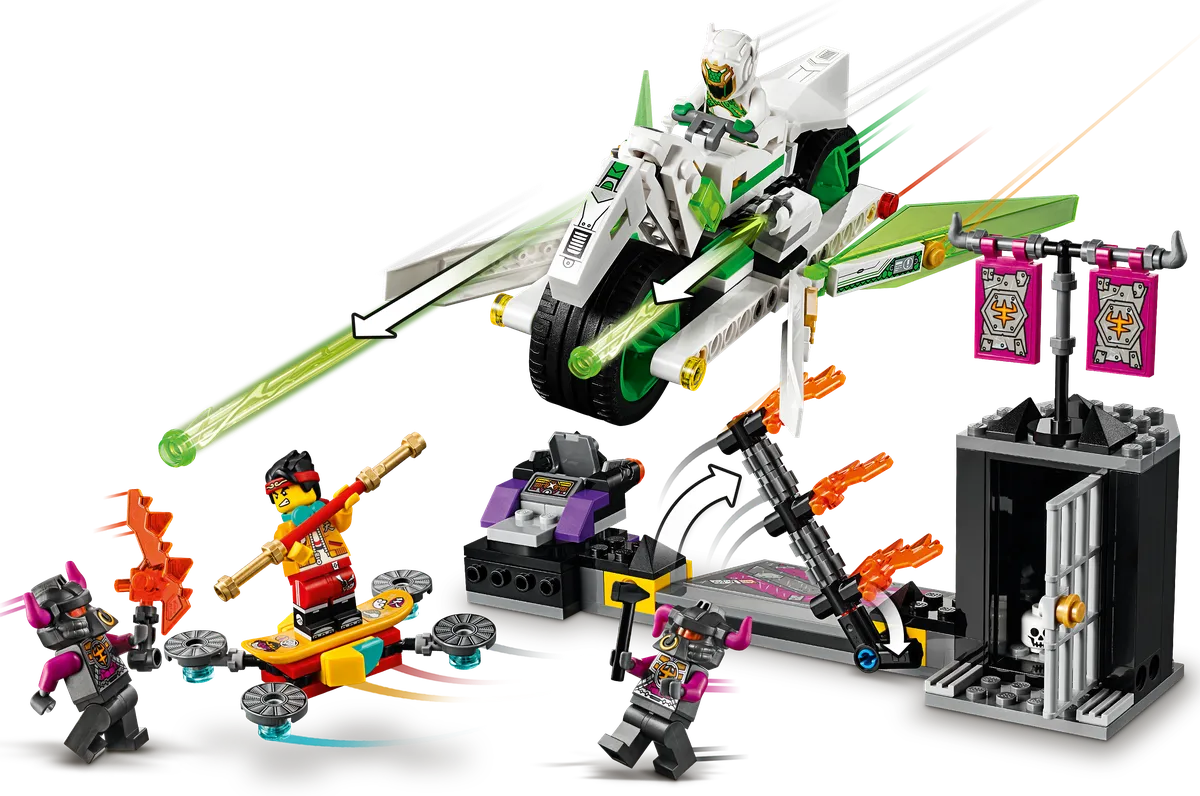 LEGO White Dragon Horse Bike (80006) - Bild 3