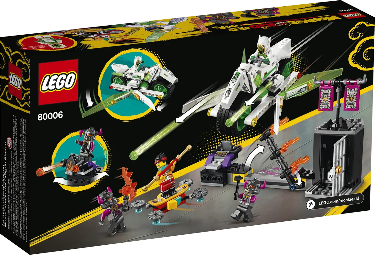LEGO White Dragon Horse Bike (80006) - Bild 6