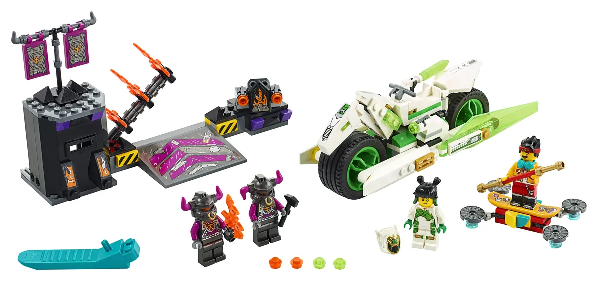 LEGO White Dragon Horse Bike (80006)
