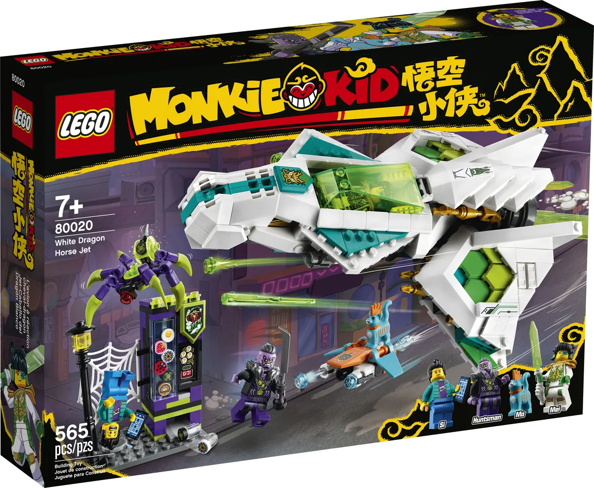 LEGO White Dragon Horse Jet (80020) - Bild 6