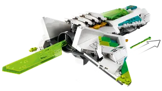 White Dragon Horse Jet de LEGO – photo du produit 5 sur 11