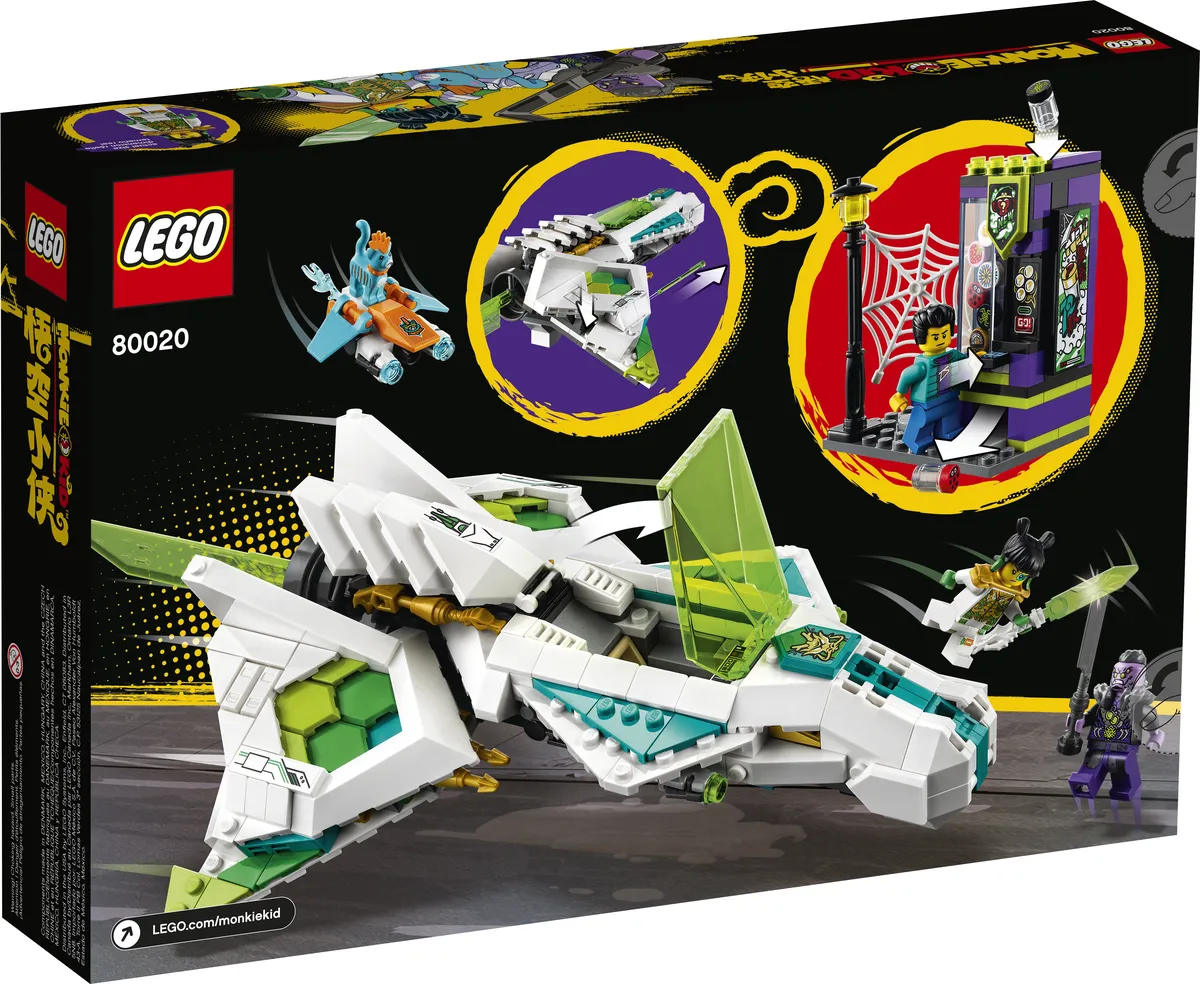 LEGO White Dragon Horse Jet (80020) - Bild 7