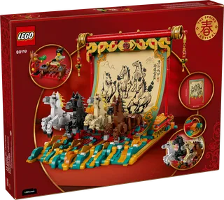 Galloping Horses Canvas van LEGO – productfoto 12 van 12