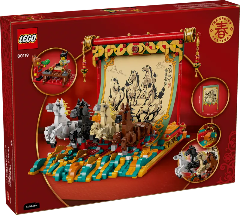 Galloping Horses Canvas van LEGO – productfoto 12 van 12