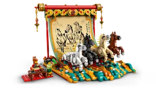 Galloping Horses Canvas van LEGO – productfoto 3 van 12
