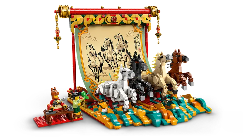 Galloping Horses Canvas van LEGO – productfoto 3 van 12