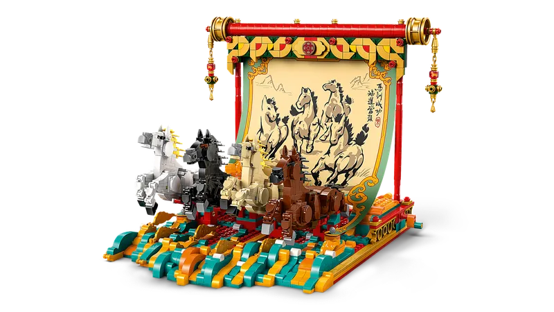 Galloping Horses Canvas van LEGO – productfoto 4 van 12