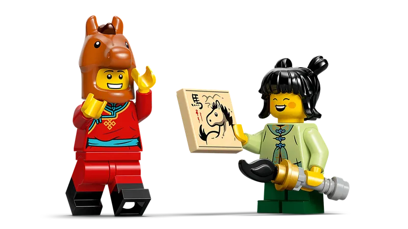 Galloping Horses Canvas van LEGO – productfoto 6 van 12