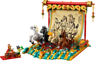 Galloping Horses Canvas van LEGO – productfoto 1 van 12