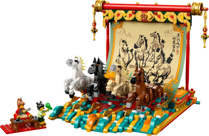 Galloping Horses Canvas