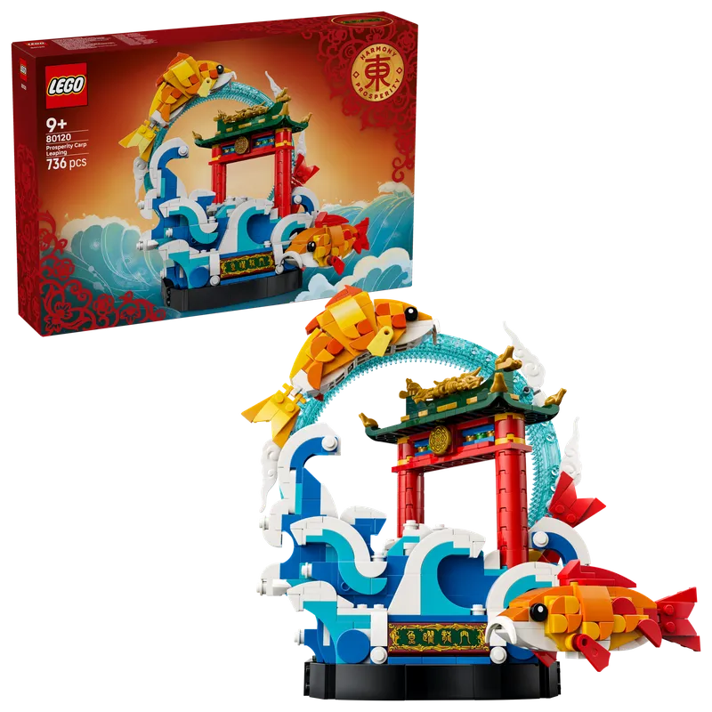 Prosperity Carp Leaping by LEGO – product photo 2 of 11