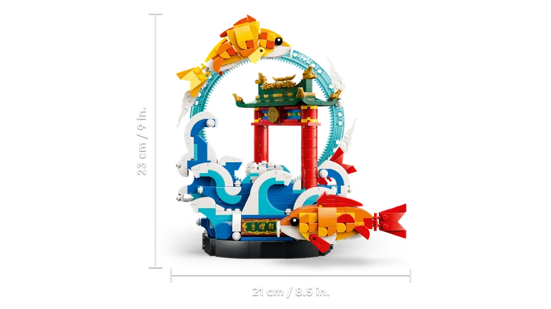 Prosperity Carp Leaping by LEGO – product photo 5 of 11