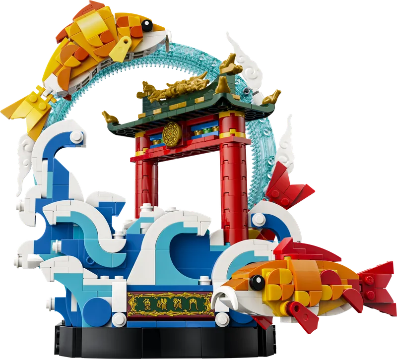 Prosperity Carp Leaping