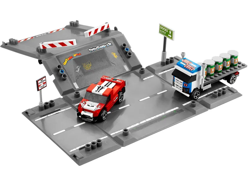 LEGO 8198 Ramp Crash: Opvouwbare Racebaan