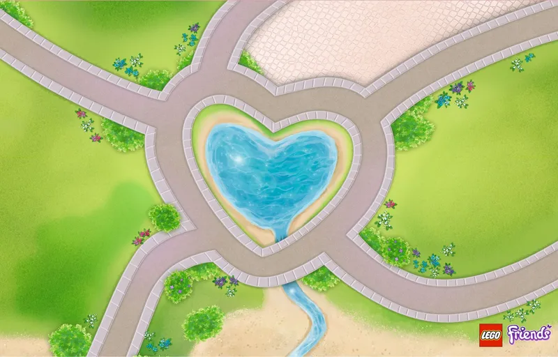 Heartlake City Playmat de LEGO – photo du produit