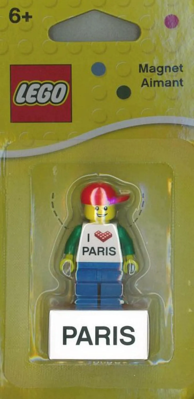 I [Heart] Paris Magnet [Male] by LEGO – product photo