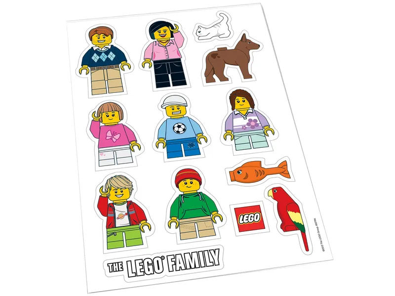 Family Window Decals van LEGO – productfoto