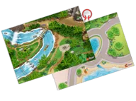 Jungle speelmat - Afbeelding 2 van 2