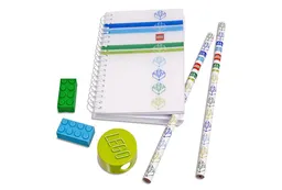 LEGO Classic Stripes Stationery Set (Blue) (851911)