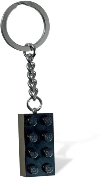 Black Brick Key Chain van LEGO – productfoto